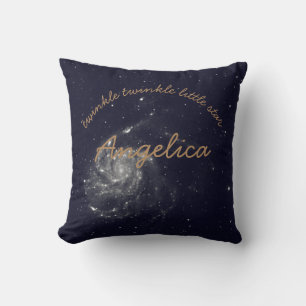 Petites étoiles scintillantes coussin personnalisé