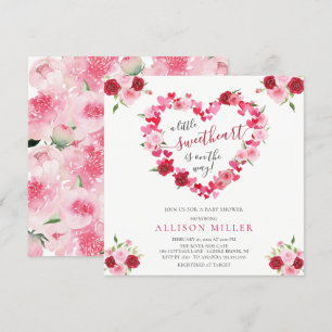 Petites filles amies Baby shower Invitation