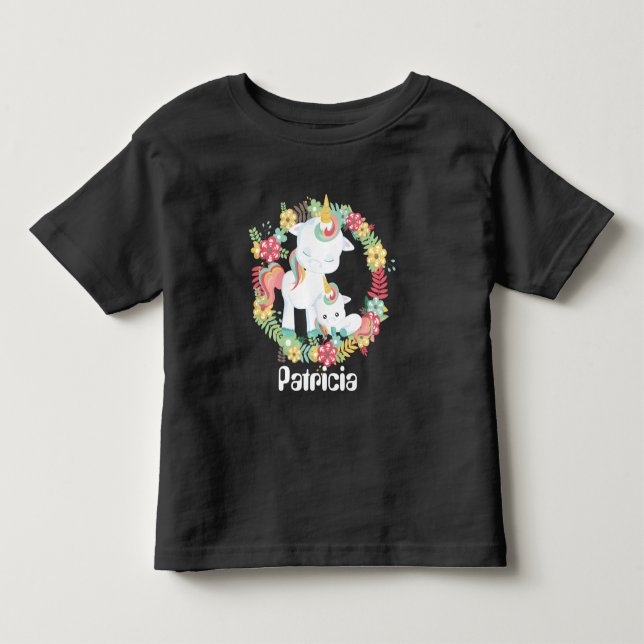 Petites filles mignonne licorne sweat - shirt à ca (Devant)