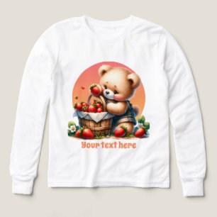 Petites filles ours amoureux personnalisable