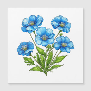 Petites fleurs bleues