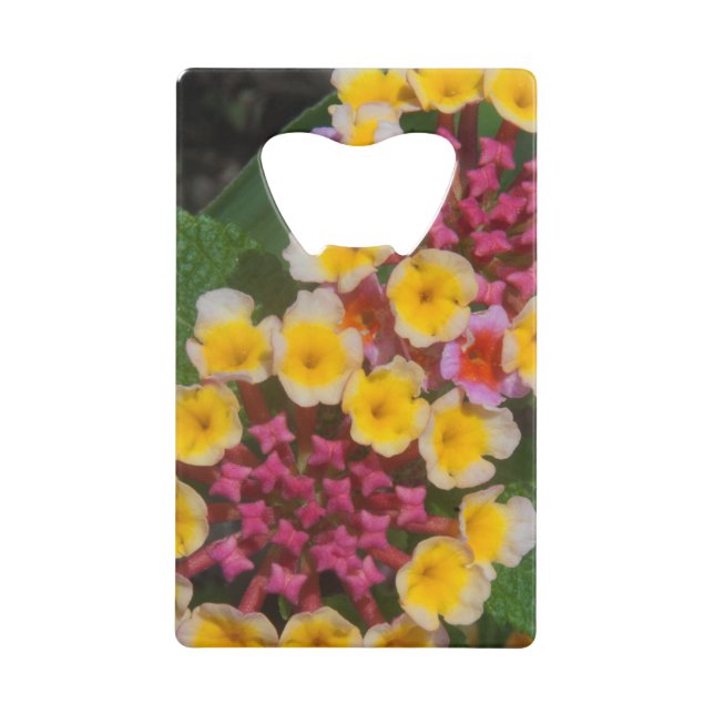 Petites Fleurs Tropicales Jaunes Aux Bureaux Roses (Devant)