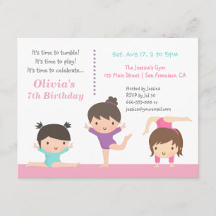 Petites Gymnastiques Gymnastiques Invitations à la
