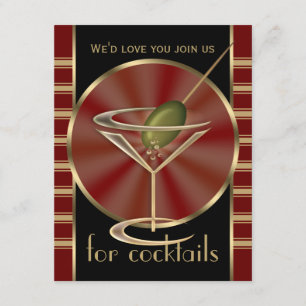 Petites invitations de cocktail