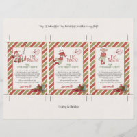 Petites lettres Père Noël et Elf do-it-yourself