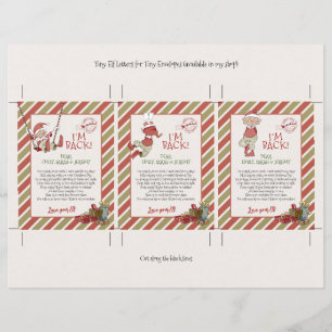 Petites lettres Père Noël et Elf do-it-yourself