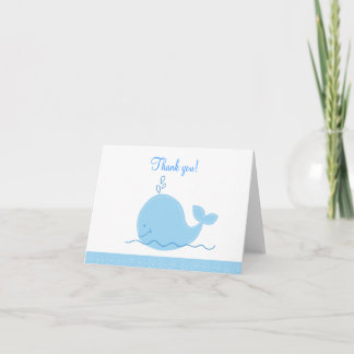 Petites notes pliées de Merci de baleine bleue