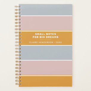 Petites Notes Pour Les Grandes Rêves Bleu Rose Gol