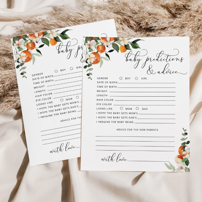 Petites prédictions et conseils pour bébé mignon (Créateur téléchargé)