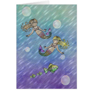 Petites Sirènes Carte par Molly Harrison