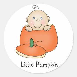 Petits autocollants Citrouilles