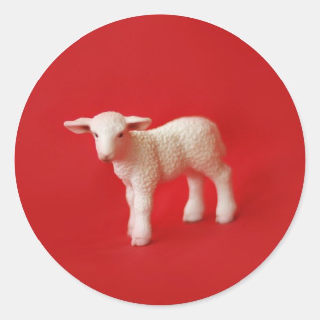 Petits autocollants d'agneau (Devant)