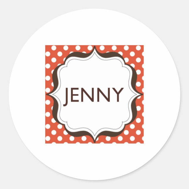 Petits autocollants ronds - logo centré (Devant)