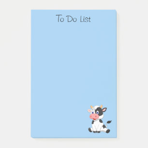 Petits blocs-notes Post-it® Bull noir et blanc 4 x