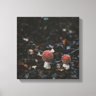 Petits champignons de la forêt toile Imprimer