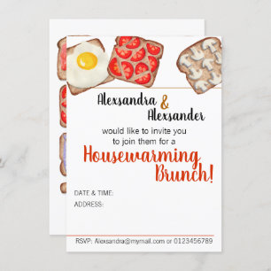 Petits déjeuners et brunch Invitations