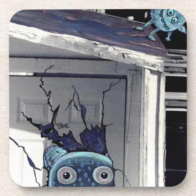 petits dessous de verre de monstres (Devant)