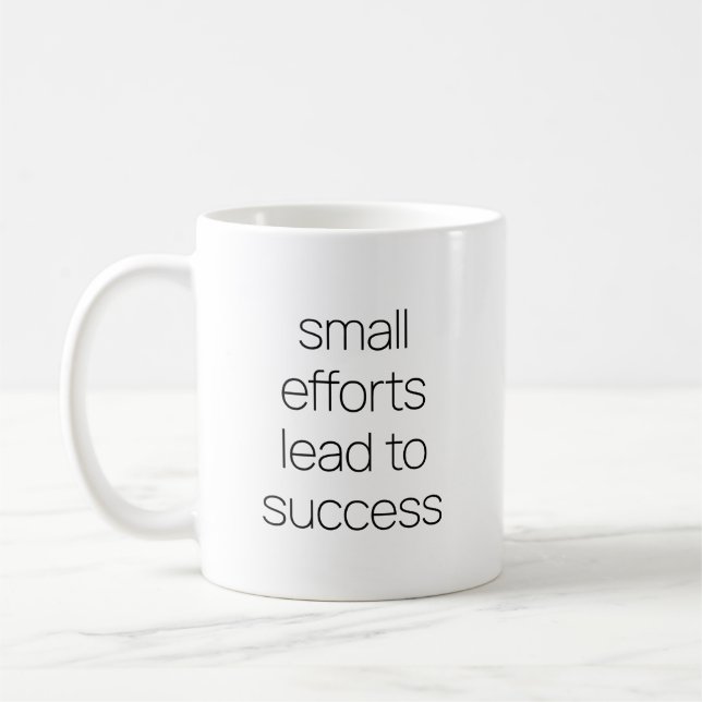 Petits efforts Mug (Gauche)