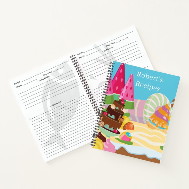 Petits enfants ajouter nom recette Carnet (Intérieur)