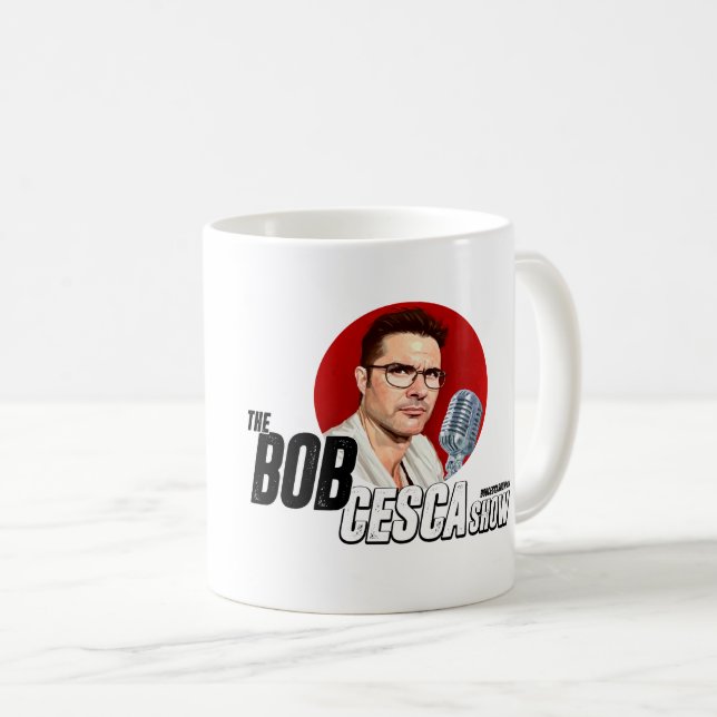 Petits et moyens mugs de l'émission Bob Cesca (Devant droit)