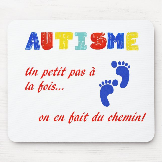 Petits fois de La d'à de pas de Tapis de souris un (Devant)