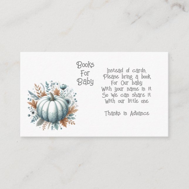 Petits livres Citrouilles pour la carte de boîtier (Devant)