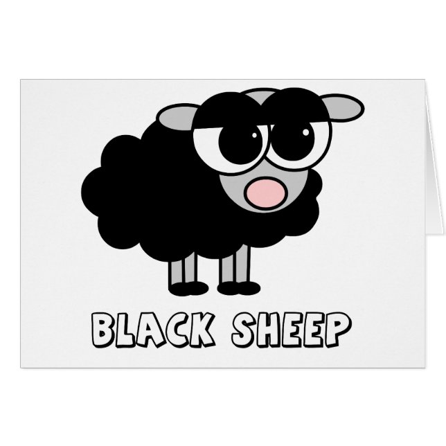 Petits moutons noirs mignons (Devant horizontal)