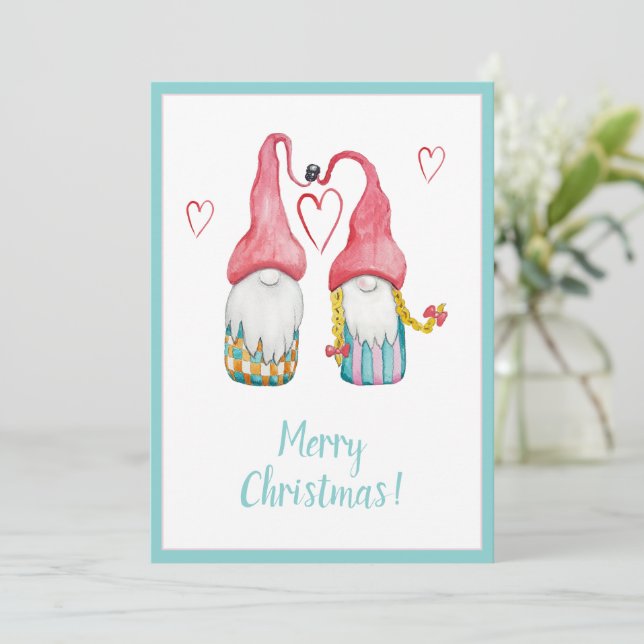 Petits nains amoureux Joyeux Noël (Debout devant)