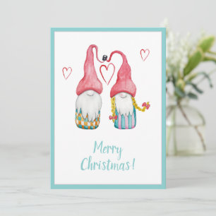 Petits nains amoureux Joyeux Noël