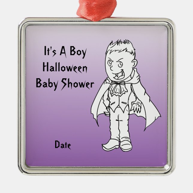 Petits ornements de baby shower de Halloween de (Devant)