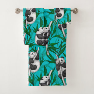 Petits panda turquoise