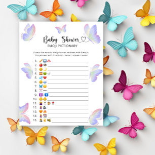 Petits Papillons - jeu de devinette d'emoji pour b