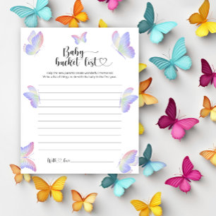 Petits papillons - Liste de choses à faire pour bé