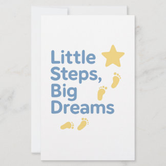 Petits Pas Grands Rêves Typographie Inspirante D