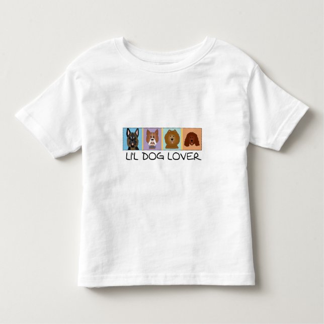 Petits T-shirts et cadeaux d'amoureux des chiens (Devant)