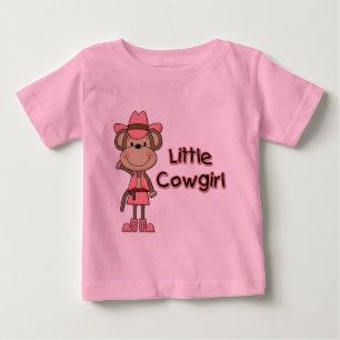Petits T-shirts et cadeaux de cow-girl de singe