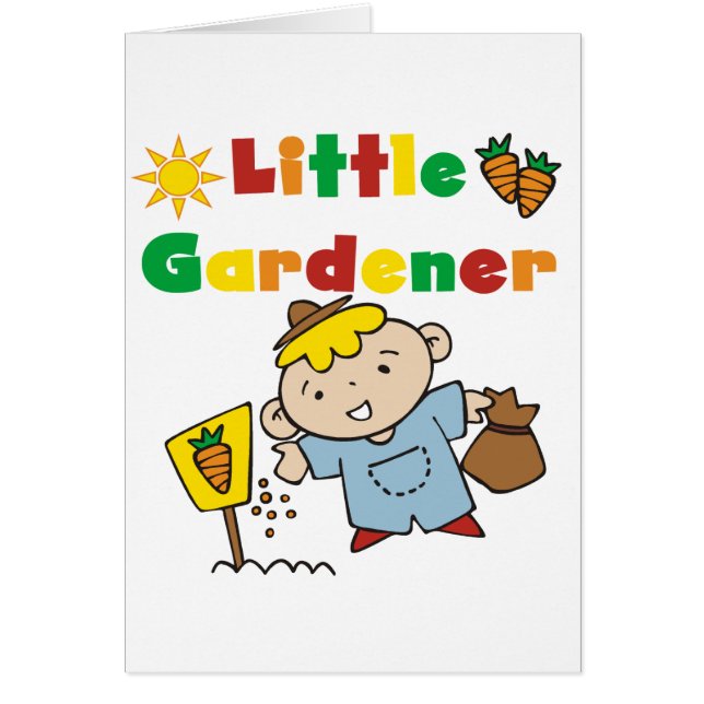 Petits T-shirts et cadeaux de jardinier de garçon (Devant)