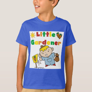 Petits T-shirts et cadeaux de jardinier de garçon
