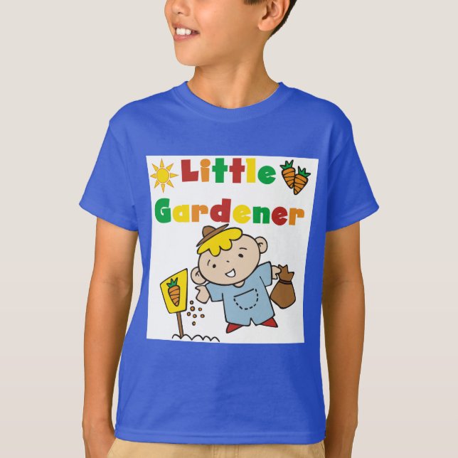 Petits T-shirts et cadeaux de jardinier de garçon (Devant)