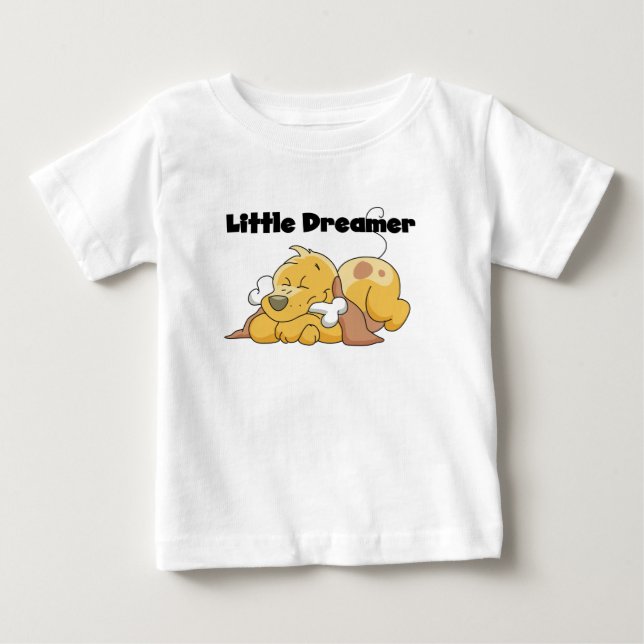 Petits T-shirts et cadeaux de rêveur de chien (Devant)