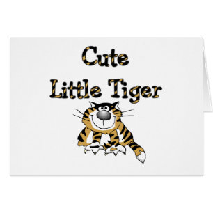 Petits T-shirts et cadeaux mignons de tigre