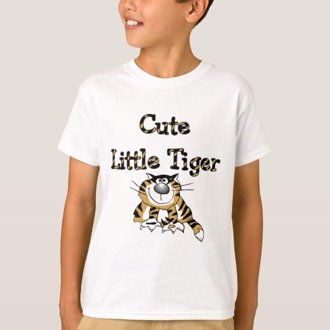 Petits T-shirts et cadeaux mignons de tigre (Devant)