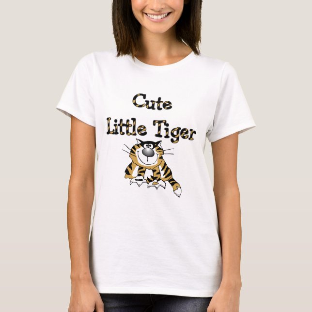 Petits T-shirts et cadeaux mignons de tigre (Devant)