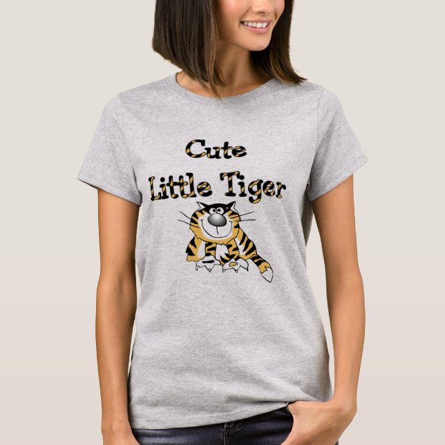 Petits T-shirts et cadeaux mignons de tigre (Devant)