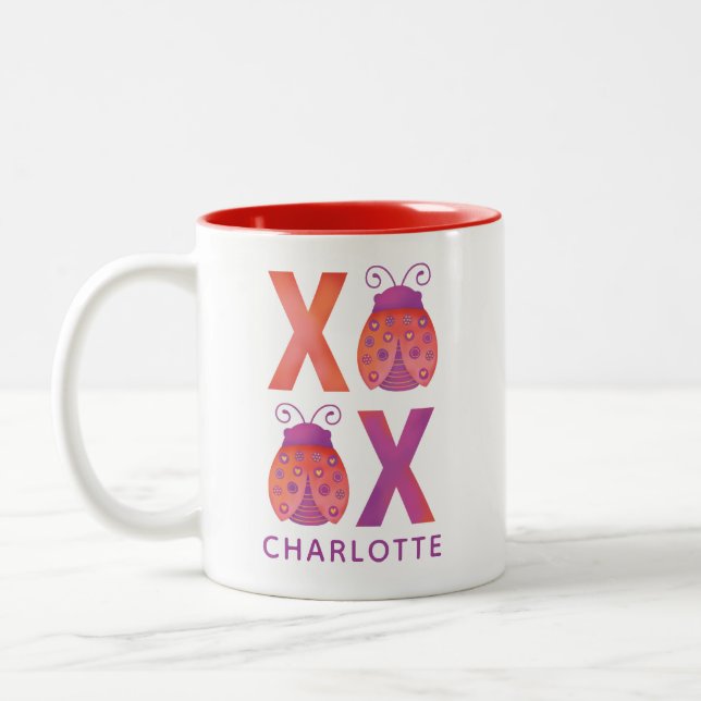 Petits Valentines Jour Café Mug (Gauche)