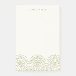 Pétoncles de Bohême Custom Post-It - Moss