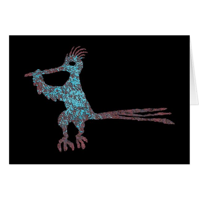 Petroglyph, Nouveau-Mexique Road Runner (Devant horizontal)