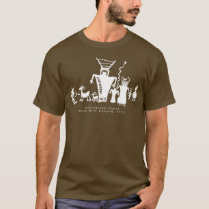 Petroglyph Panel Nine Mile Canyon, T-Shirt Utah