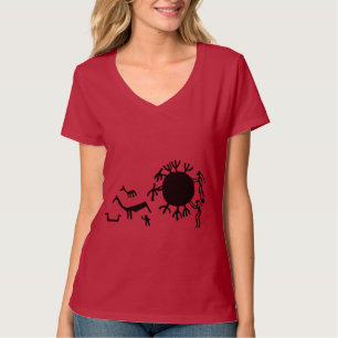 Petroglyphes Rock Carvages en T-shirt Tanum