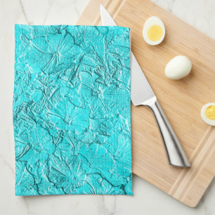 Pétunias sculptés, Serviettes Aqua Blue-Kitchen